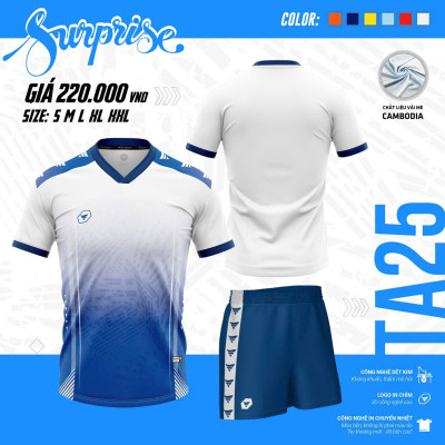 ÁO BÓNG ĐÁ KHÔNG LOGO TA25 SURPRISE